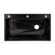 Lidz Handmade H7545B Мийка для кухні інтегрована Decor Black PVD Honeycomb 3,0/1,0 мм LDH7545BDECPVD48373