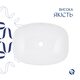 Комплект Qtap Cardinal: Раковина накладна 500×380×140 мм, White, овальна + Донний клапан Pop-up PU02