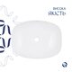 Комплект Qtap Cardinal: Раковина накладна 600x380x140 мм, White, овальна + Донний клапан Pop-up PU02