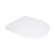 Qtap Сидіння для унітаза (Jay 640, Swan 640) 422x360x30 мм, White, з мікроліфтом, Slim Duroplast, Quick Release QTSC179W48699