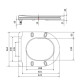 Qtap Сидіння для унітаза (Jay 640, Swan 640) 422x360x30 мм, White, з мікроліфтом, Slim Duroplast, Quick Release QTSC179W48699