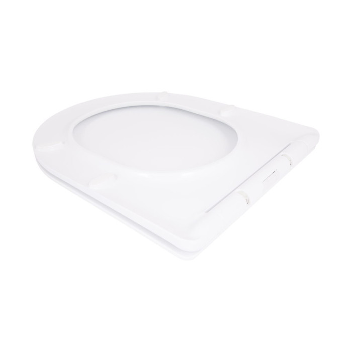 Qtap Сидіння для унітаза (Jay 640, Swan 640) 422x360x30 мм, White, з мікроліфтом, Slim Duroplast, Quick Release QTSC179W48699