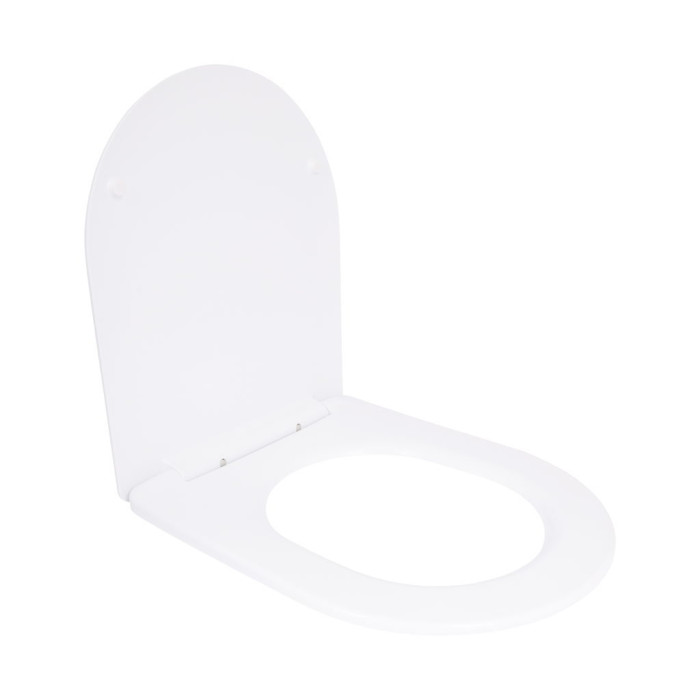 Qtap Сидіння для унітаза (Jay 640, Swan 640) 422x360x30 мм, White, з мікроліфтом, Slim Duroplast, Quick Release QTSC179W48699