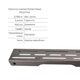 Комплект Qtap Taurus FD700 (PVD) Лінійний трап із нержавіючої сталі з сухим затвором 700 мм