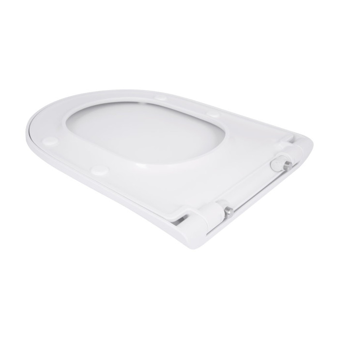 Qtap Сидіння для унітаза (Robin 520, Scorpio 520) 465x363x60 мм, White, з мікроліфтом, Slim Duroplast, MagLock QTSC179W48916
