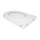 Qtap Сидіння для унітаза (Robin 520, Scorpio 520) 465x363x60 мм, White, з мікроліфтом, Slim Duroplast, MagLock QTSC179W48916
