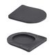 Унітаз підвісний Qtap Robin Ultra Quiet 520×365×340 мм, Anthracite, з сидінням Slim Duroplast / Soft-close / Quick Release QTROB26AN48995