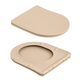 Унітаз підвісний Qtap Robin Ultra Quiet 520×365×340 мм, Beige, з сидінням Slim Duroplast / Soft-close / Quick Release QTROB26SB48997