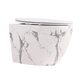 Унітаз підвісний Qtap Robin Ultra Quiet 520×365×340 мм, Marble, з сидінням Slim Duroplast / Soft-close / Quick Release QTROB26MR48998