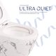 Унітаз підвісний Qtap Robin Ultra Quiet 520×365×340 мм, Marble, з сидінням Slim Duroplast / Soft-close / Quick Release QTROB26MR48998