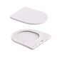 Унітаз підвісний Qtap Robin Ultra Quiet 520×365×340 мм, Marble, з сидінням Slim Duroplast / Soft-close / Quick Release QTROB26MR48998