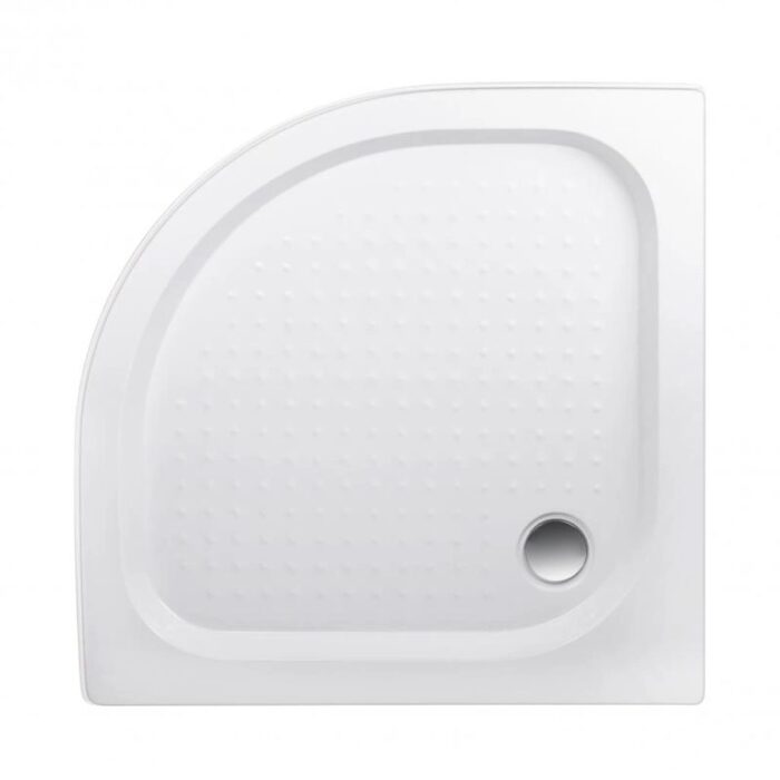 Lidz Набор: Душевая кабина Latwa SC90x90.SAT.LOW.DGR, полукруглая, стекло тонированное 4 мм + Душевой поддон Kapielka ST90x90x14