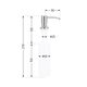 Дозатор для миючого засобу Lidz Acsis LA29 Brushed Steel, круглий LDACSLA29BRU49828