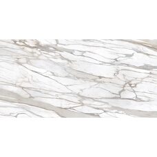 Плитка 160*320 Level Marmi Calacatta Gold Rett Ful Lapp Mesh-Mounted 6,5 Mm Ej27