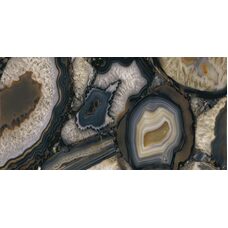 Плитка 162*324 Level Marmi Agate Black A Full Lap Mesh-Mounted 12 Mm Elx2