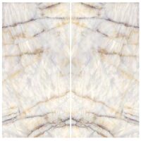 Плитка 162*324 Level Marmi Crystal Ivory B Full Lap Mesh-Mounted12 Mm Enle