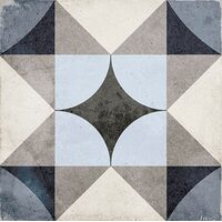 Плитка 20*20 Art Nouveau Palais Blue 24410