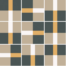 Плитка 20*20 Bauhome Band Cold 27688