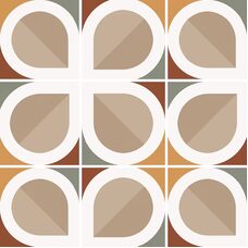 Плитка 20*20 Bauhome Blatt Warm 27691