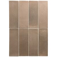Плитка 5*15 Miyako Amber Brown 32392