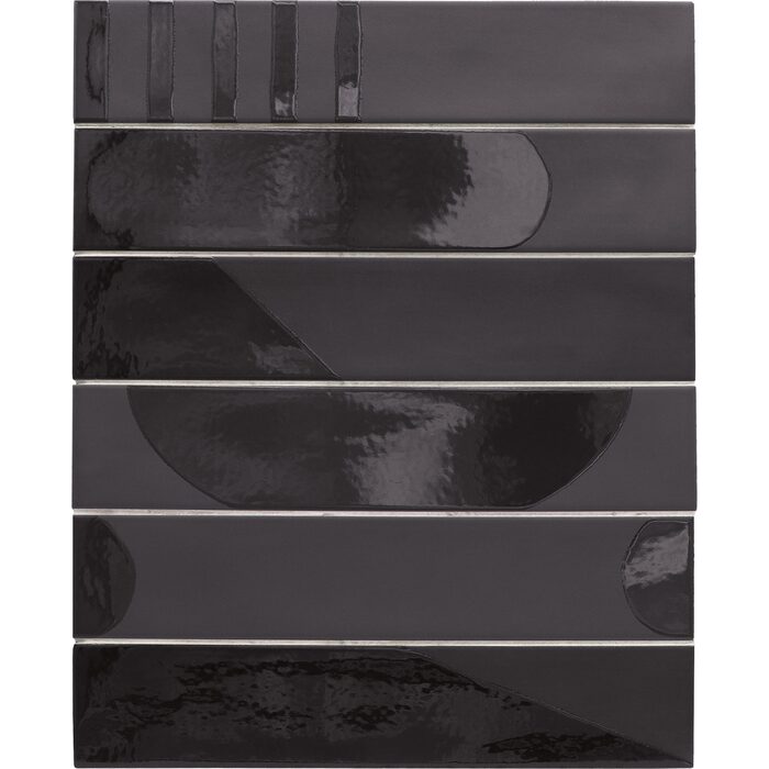 Плитка 6*30 Wadi Decor Noir 30174