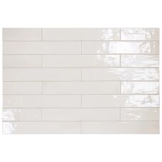 Плитка 6,5*40 Manacor White 26929