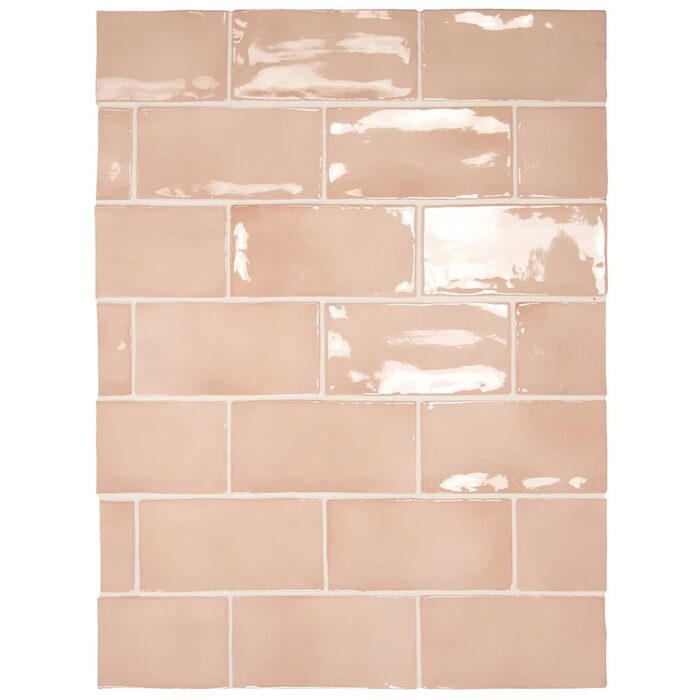 Плитка 7,5*15 Manacor Blush Pink 26904