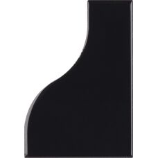 Плитка 8,3*12 Curve Black Glossy 28849