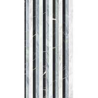Плитка 60*120 Majestic Decori Noblesse Bianco/Blu/Nero Rett 9 Mm