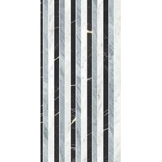 Плитка 60*120 Majestic Decori Noblesse Bianco/Blu/Nero Rett 9 Mm