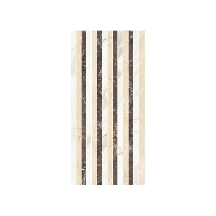 Плитка 60*120 Majestic Decori Noblesse Oro/Crema/Bruno Rett 9 Mm