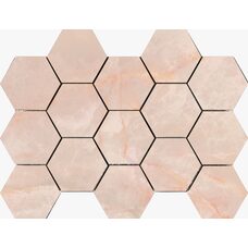 Декор 32,5*22,5 Cr Lux Noor Peach Hexagonos