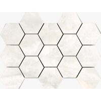 Декор 32,5*22,5 Cr Lux Noor White Hexagonos