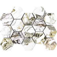 Декор 32,5*22,5 Cr.lux Grotta Oro Hexagonos