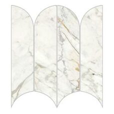 Мозаїка 28*31 Incanto Calacatta Michelangelo Glossy Mosaico Ventaglio R9Ca
