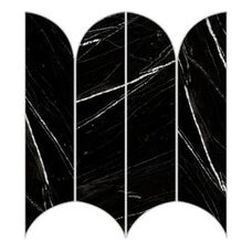 Мозаїка 28*31 Incanto Sky Black Glossy Mosaico Ventaglio R9Cj