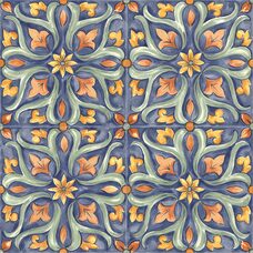 Плитка 20*20 Amuri Decoro Maiolica Tappeto 4 Glossy Rc8K