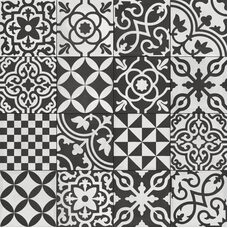 Плитка 20*20 Contrasti Decoro Mix Antracite R7Gz