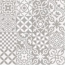 Плитка 20*20 Contrasti Decoro Mix Grigio R7Gy
