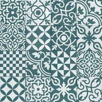 Плитка 20*20 Contrasti Decoro Mix Ottanio R7H4