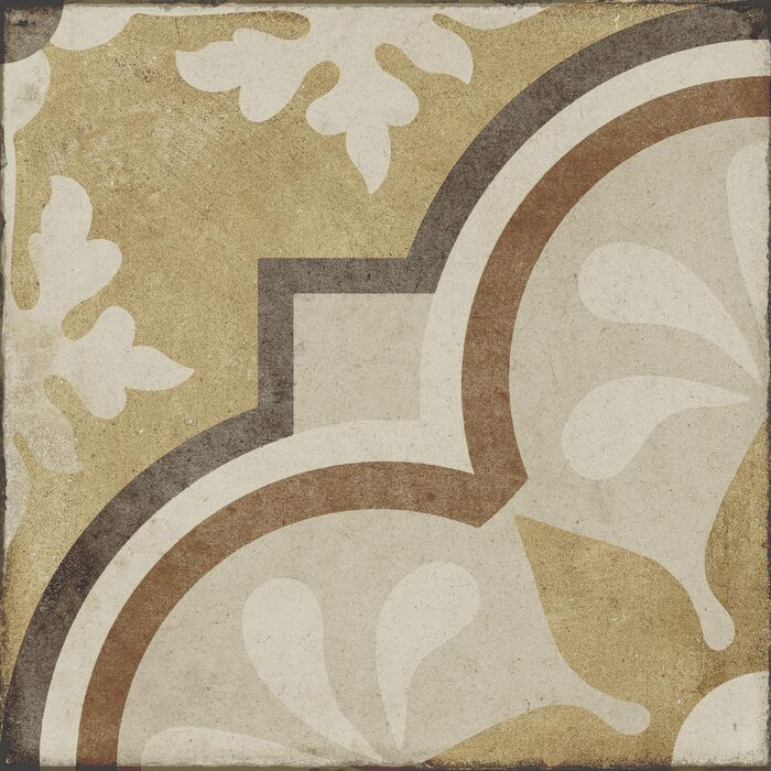 Плитка 20*20 Ottocento Decoro Tappeto 4 Ambra R86U