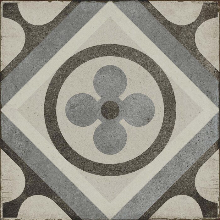Плитка 20*20 Ottocento Decoro Tappeto 7 Talco R87F