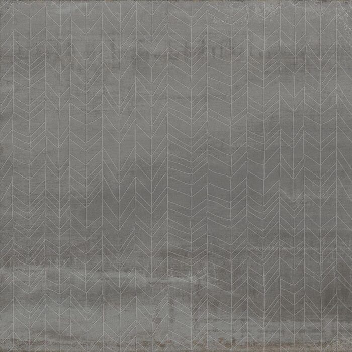 Плитка 75*75 Ironstone Decoro Tribale Argento Ret R7Ww