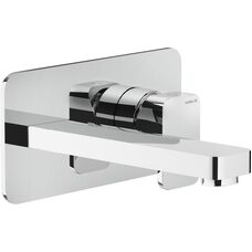 Одноважільний Змішувач Для Раковини Настінного Монтажу Loop 150 Mm Chrome Lp90198Cr