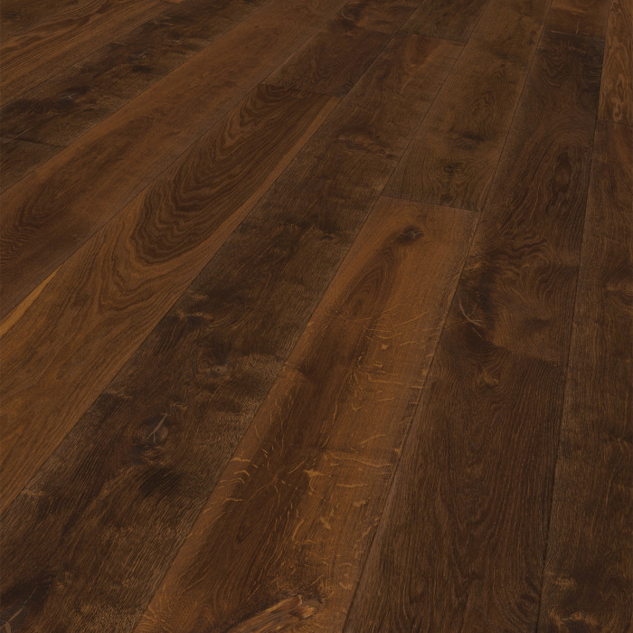 Паркетна дошка R04 Oak dark brown*1279/ 1101010901 (1 сорт)