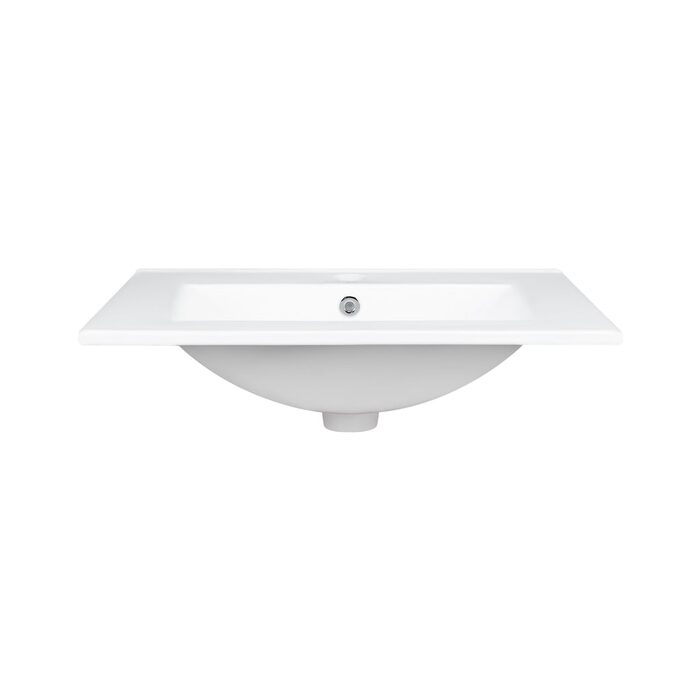 Раковина Qtap Albatross 600х460х180 White з донним клапаном QT01113060CW
