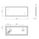 Дзеркало Qtap Tern 1200x500 з LED-підсвічуванням Sensor, QT1778140450120W