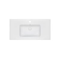 Раковина Qtap Albatross E49 1000х490х200 White з донним клапаном QT01119100E49W