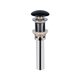 Раковина-чаша Qtap Robin 610х400х145 Matt black з донним клапаном QT132143PMBMB