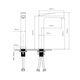 Змішувач для раковини Qtap Slavonice високий QTSLA1042H103B Black Matt